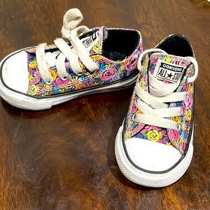 Converse Chuck Taylor All Star Lo Sneaker - Baby / Toddler - Painted Floral